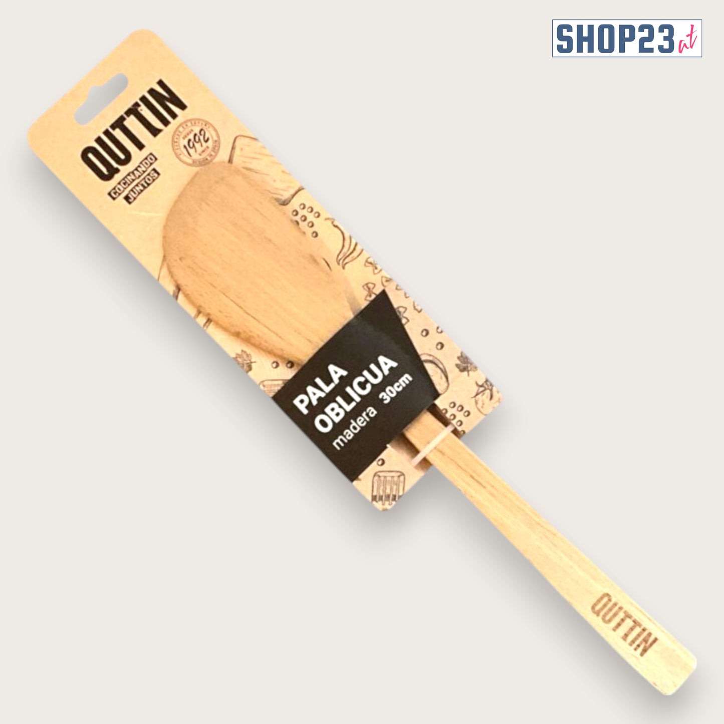 Holz-Pfannenwender Easy – 30 cm lang, natürlich und nachhaltig
