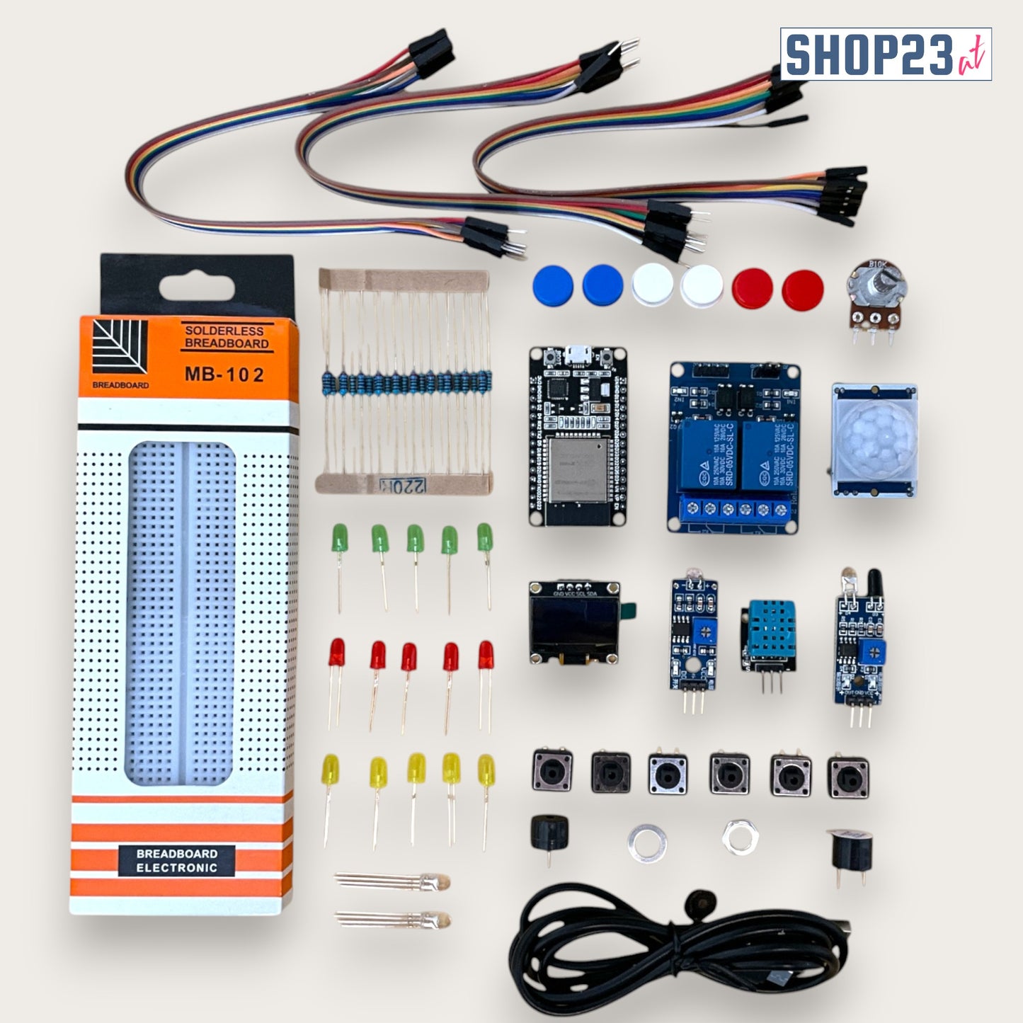 Dev Board ESP32-WROOM-32 Modul Basic SET