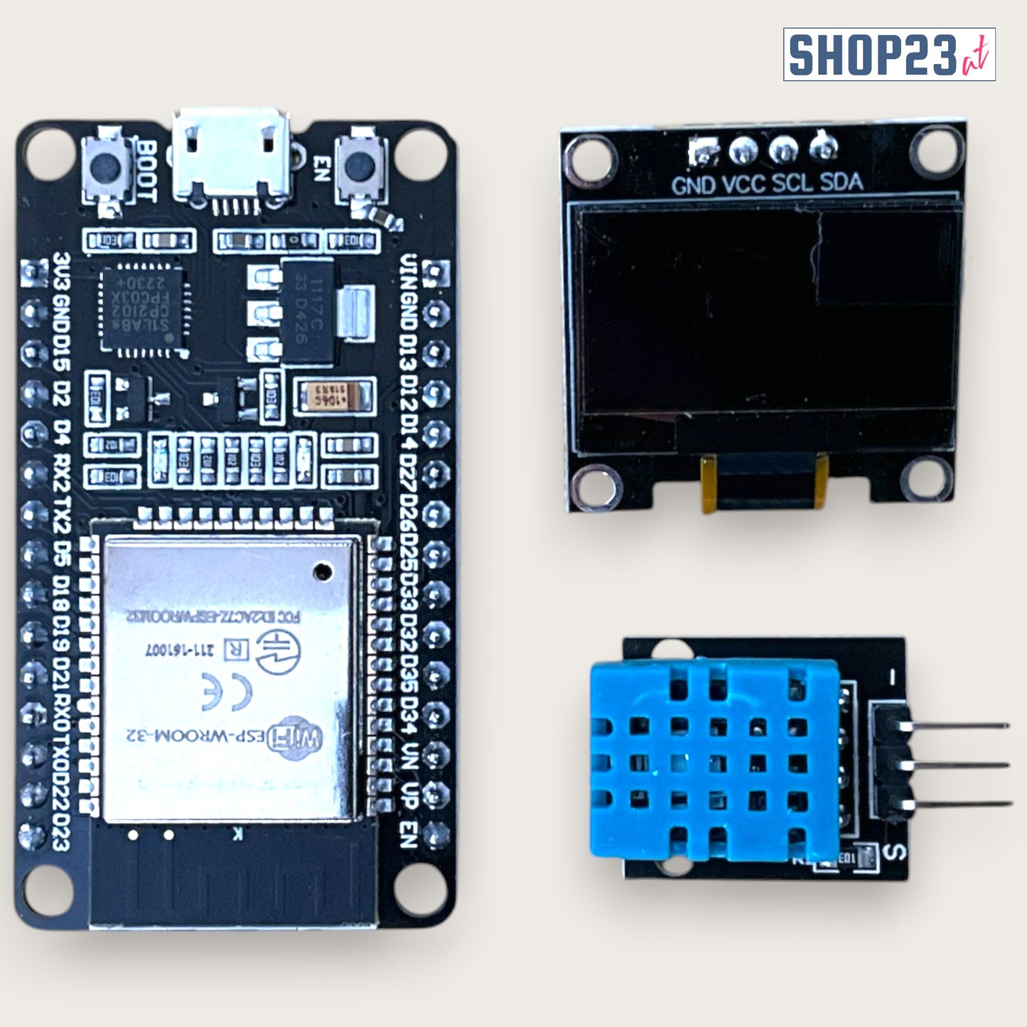 Dev Board ESP32-WROOM-32 Modul Basic SET