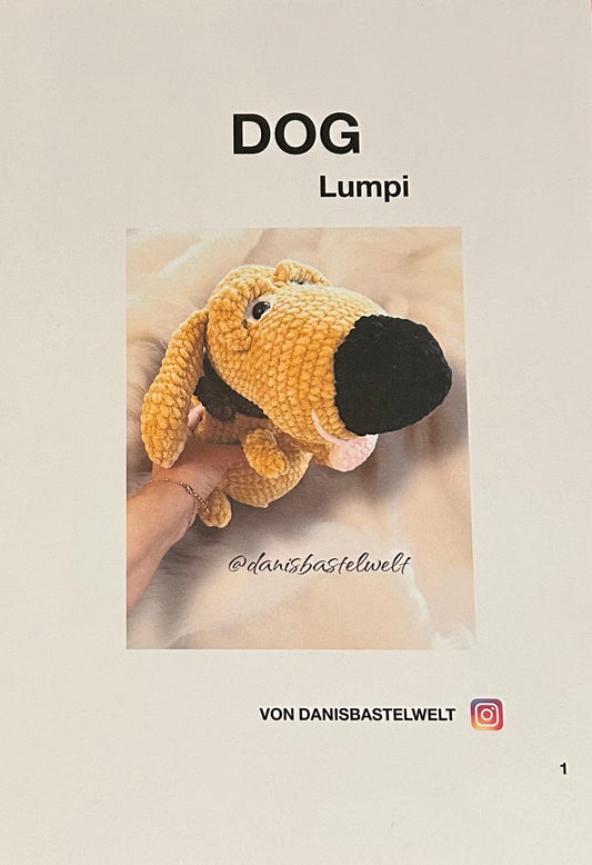 Häkelanleitung für den Hund Lumpi