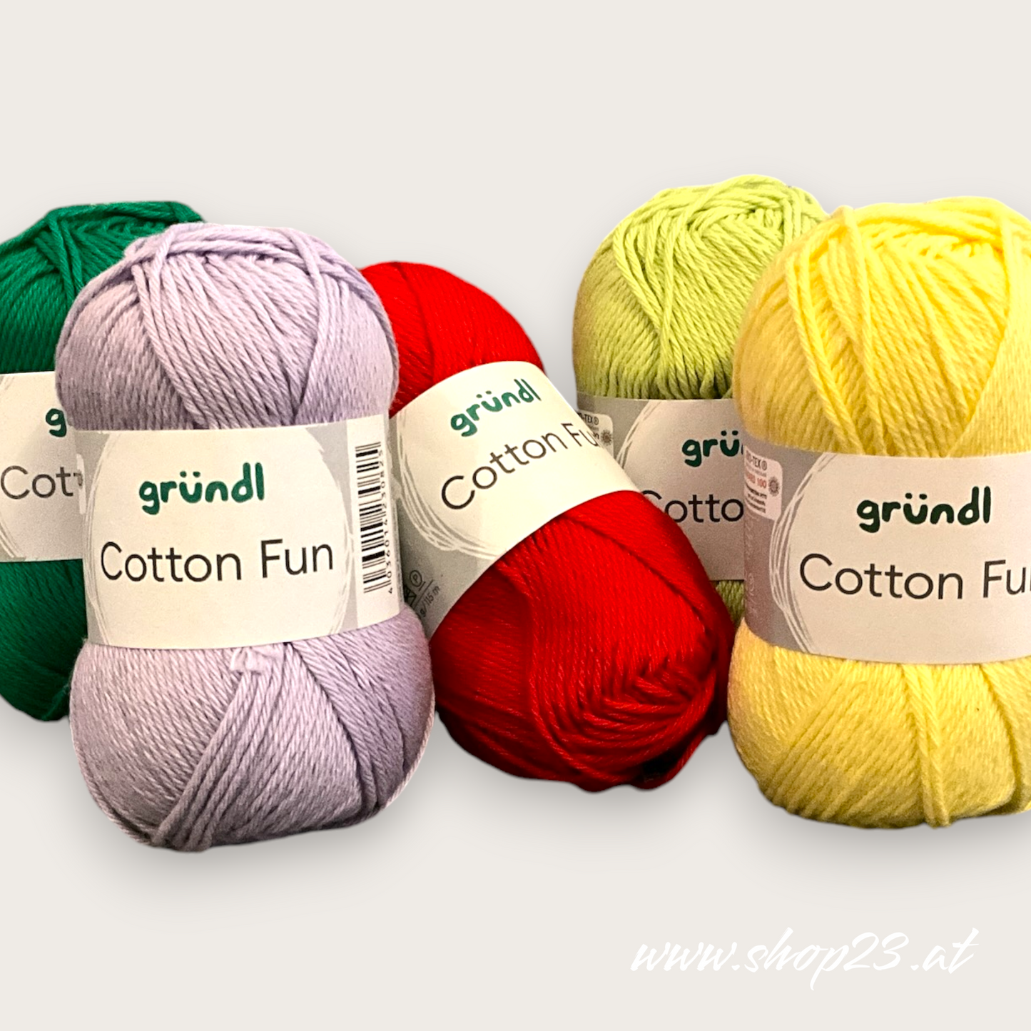 Gründl Cotton Fun – Hochwertiges Baumwollgarn für kreative Projekte