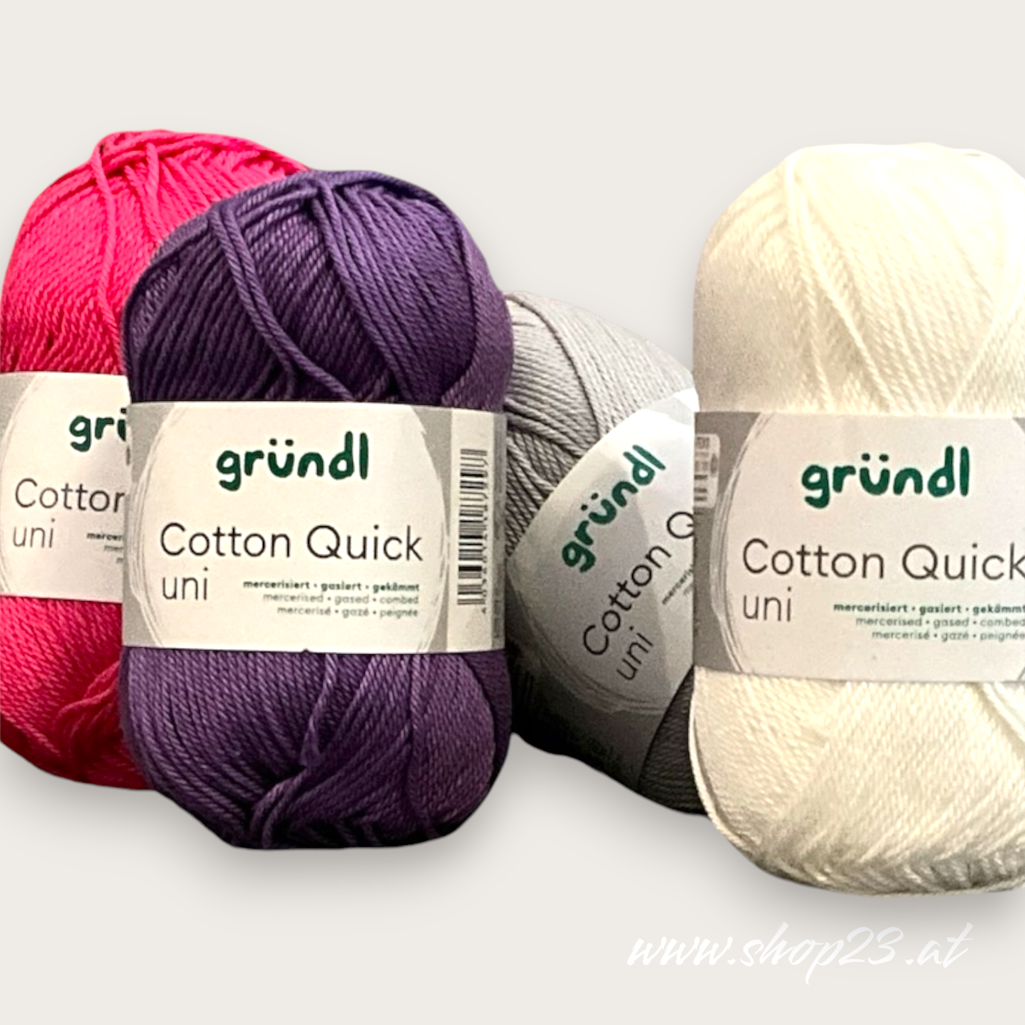 Gründl Cotton Quick Uni – Hochwertiges Baumwollgarn für vielseitige Projekte