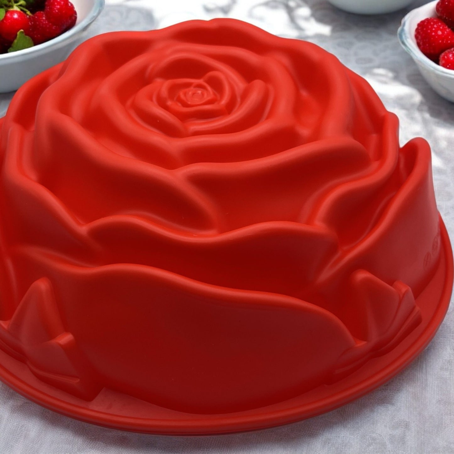 Silikon-Backform "Rose Cake" – 1,2 Liter, 24 cm Durchmesser