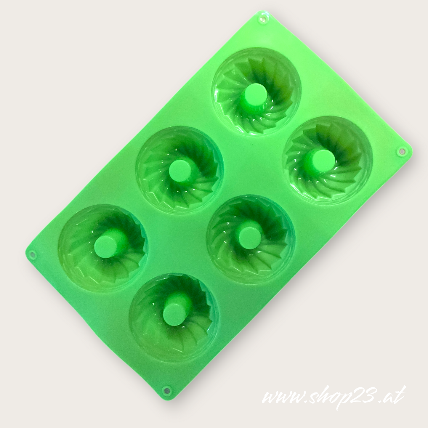 Silikon-Backform "Lion Cake" – 6 Mini-Gugelhupf-Formen,