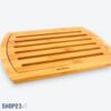 Bambus-Schneidebrett mit Krümelfach – 36 × 25 cm – Nachhaltig & hygienisch – 2-teilig