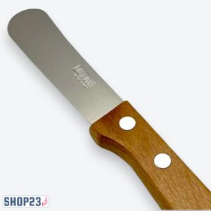 Quttin Natura Buttermesser – 16,5 cm – Edelstahlklinge & Holzgriff – Ideal für Butter & Aufstriche