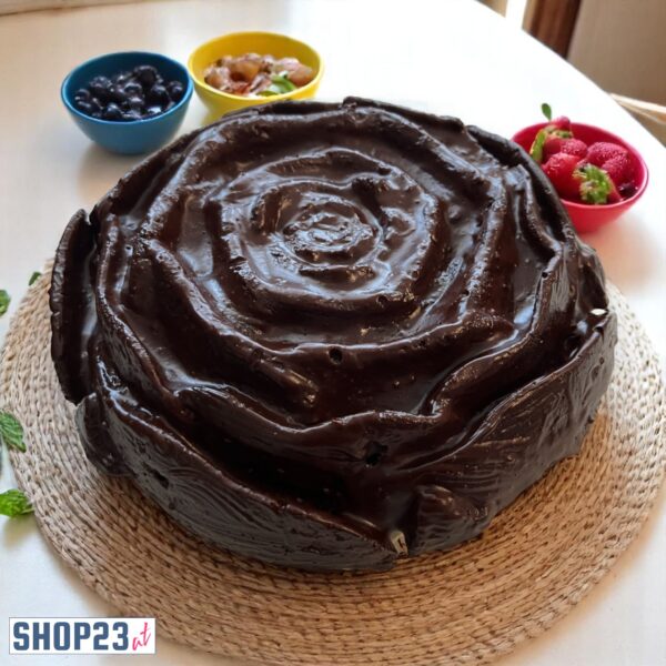 Silikon-Backform „Rose Cake“ – Ø 24 cm – 1,2 L – BPA-frei & hitzebeständig – Rot