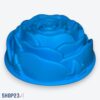 Silikon-Backform „Rose Cake“ – Ø 24 cm – 1,2 L – BPA-frei & hitzebeständig – Blau