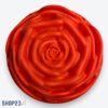 Silikon-Backform „Rose Cake“ – Ø 24 cm – 1,2 L – BPA-frei & hitzebeständig – Rot