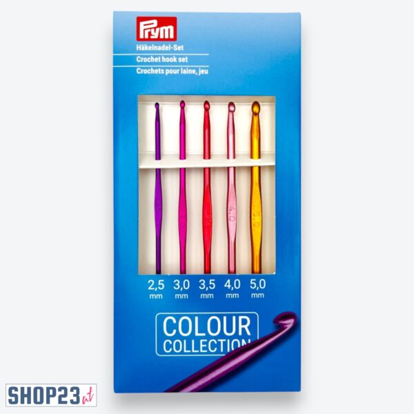 Prym Häkelnadel-Set Colour Collection (5-tlg.)