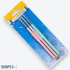 Ergonomisches Häkelnadel-Set Pastell (3-tlg.)