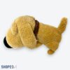 Handgehäkelter Plüschwelpe "Kuschelfreund" (Leami Wolle)